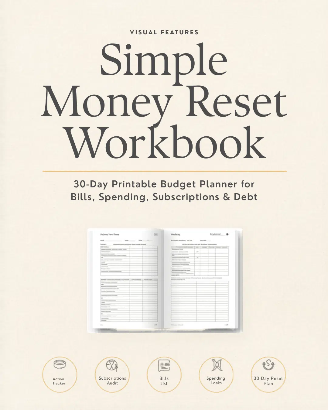 Simple Money Reset Workbook