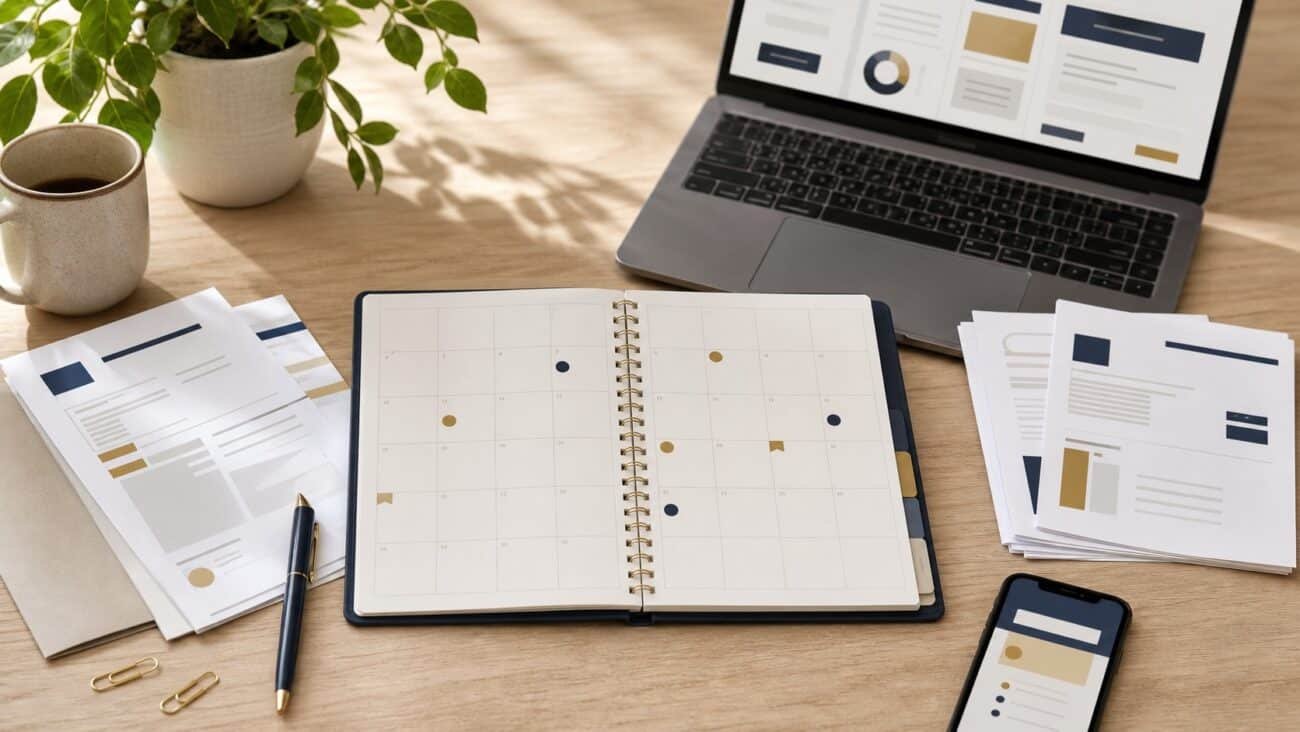 Monthly calendar marked with several bill due dates.